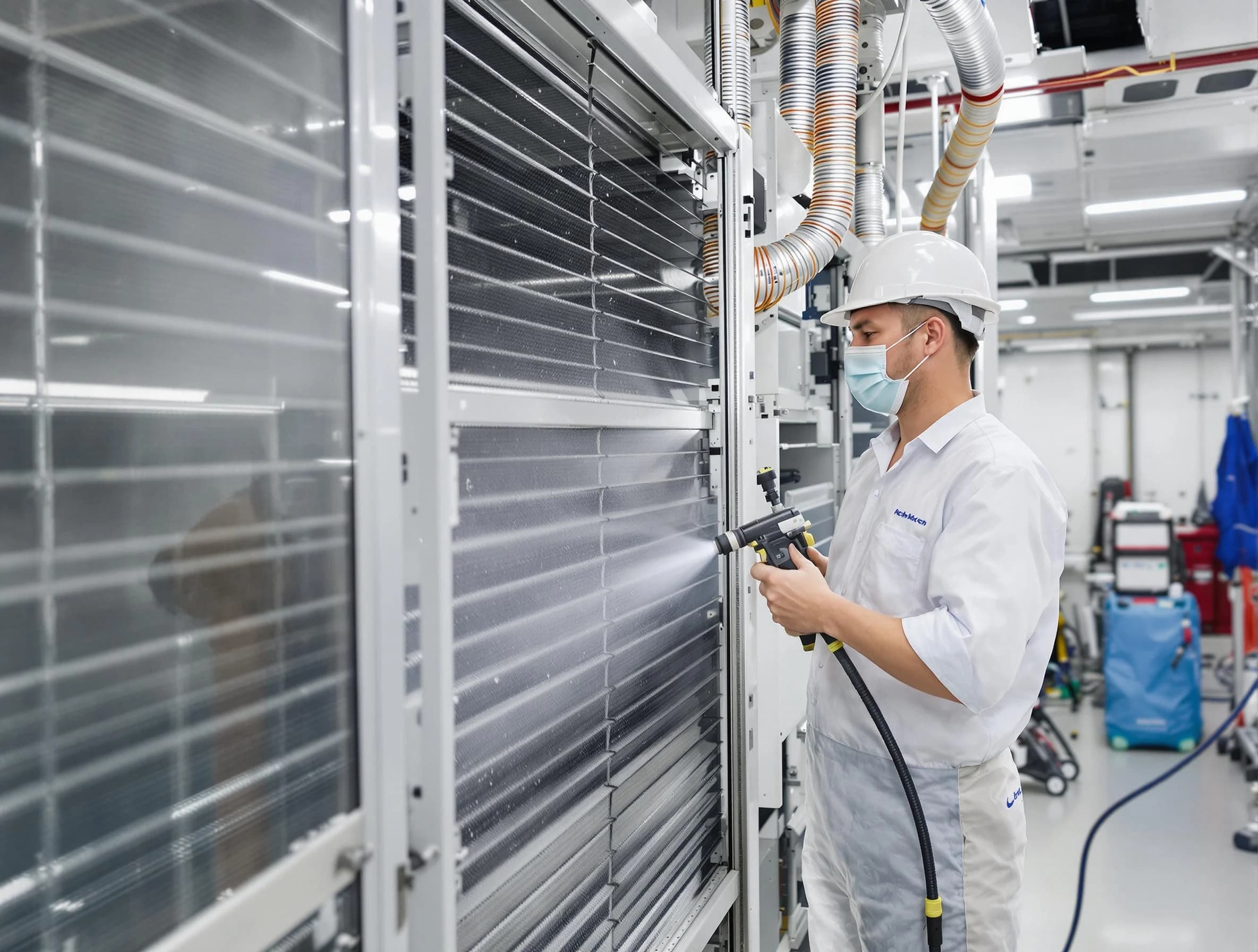 Professional AC coil cleaning by Walpole Air Duct Cleaning in Walpole