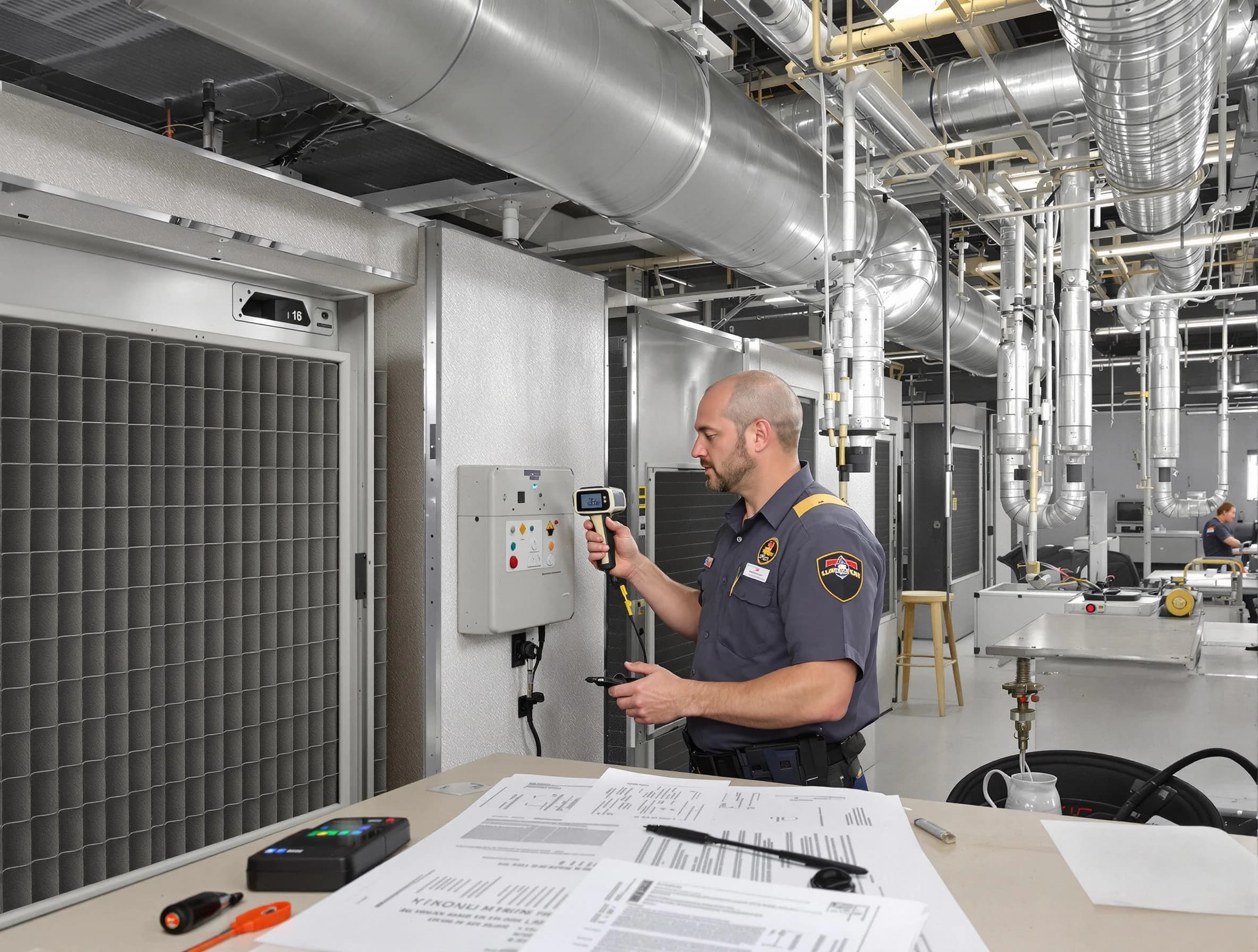 Professional filter system inspection by Walpole Air Duct Cleaning in Walpole