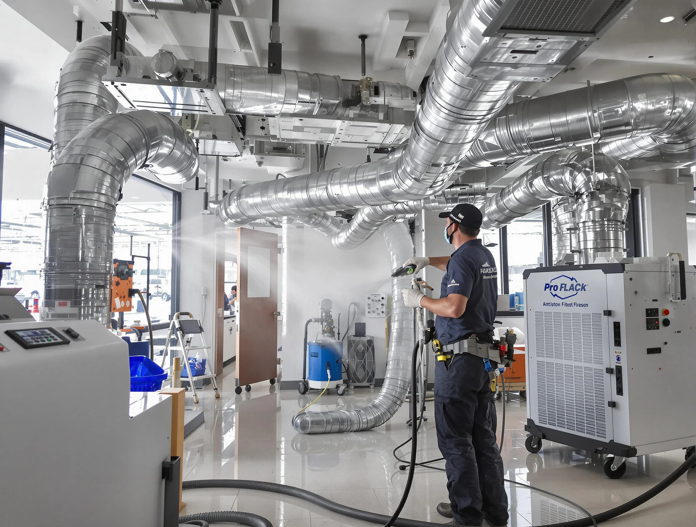 Negative Pressure Air Duct Cleaning in Walpole