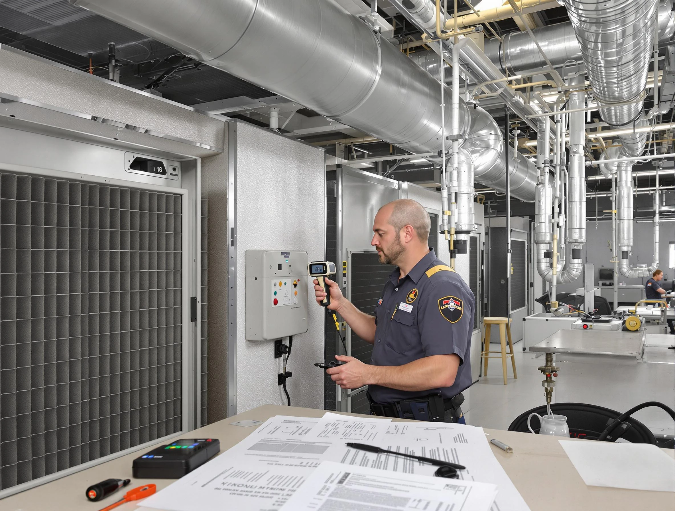 Professional filter system inspection by Walpole Air Duct Cleaning in Walpole