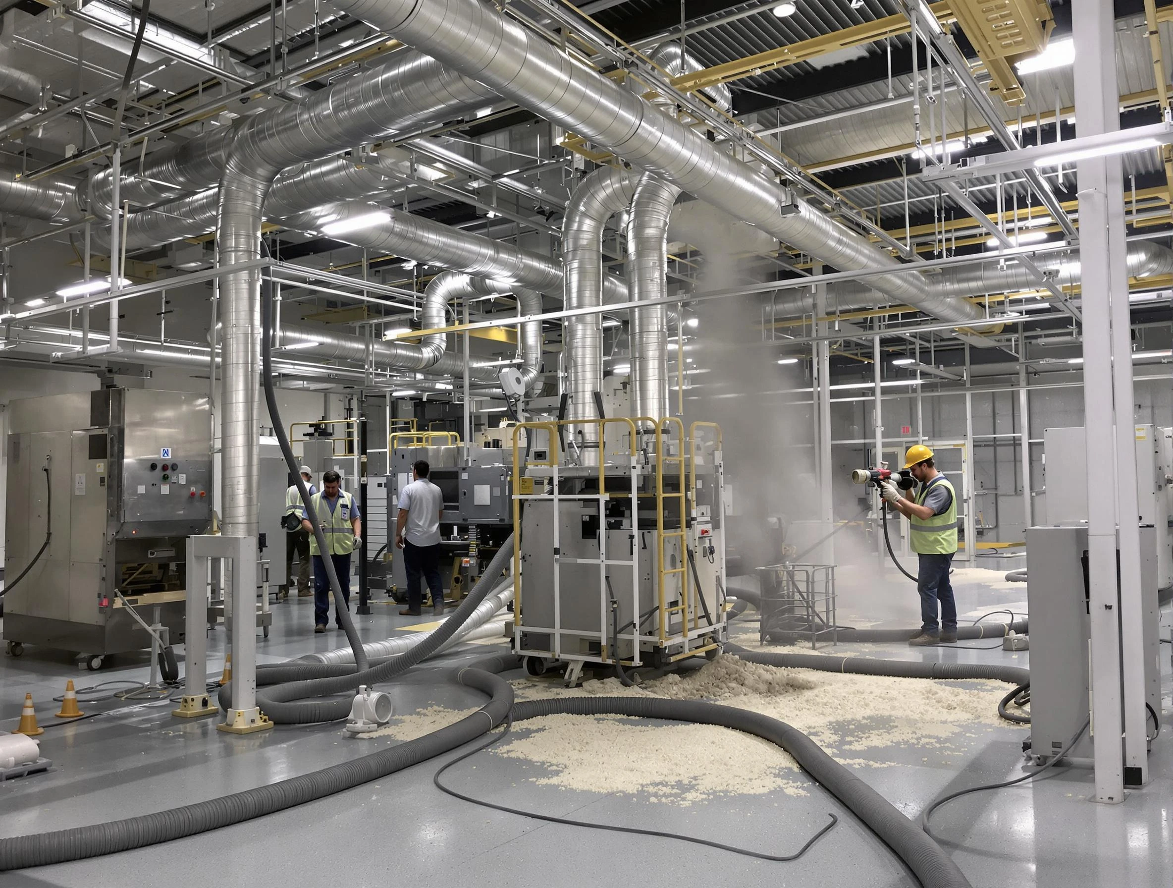 Heavy-duty industrial duct cleaning by Walpole Air Duct Cleaning in Walpole